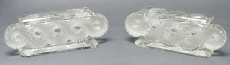 Rene Lalique Auriac Candleholder