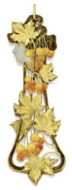 Rene Lalique Pendant Autumn