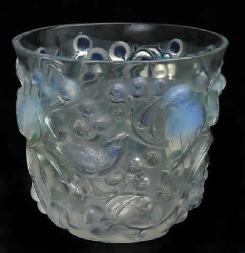 Rene Lalique Vase Avallon