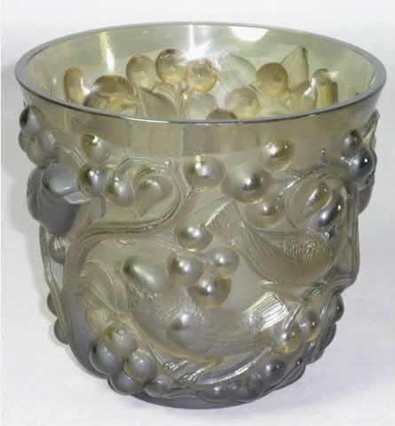 Rene Lalique Vase Avallon
