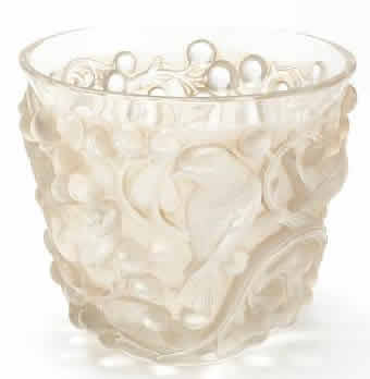 Rene Lalique Vase Avallon