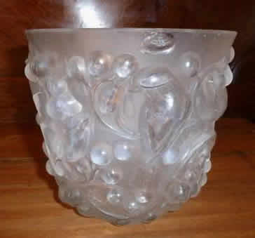 Rene Lalique Vase Avallon