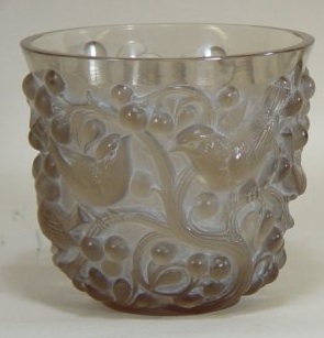 Rene Lalique Vase Avallon