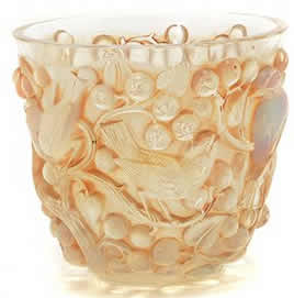 Rene Lalique Vase Avallon