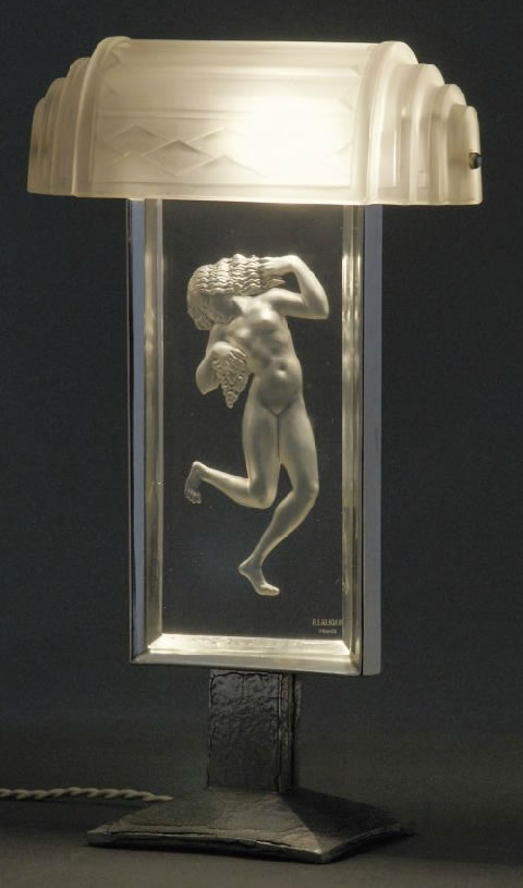 Rene Lalique Bacchante Lamp