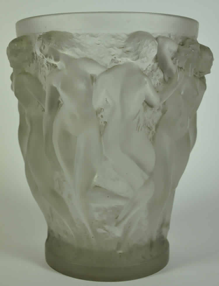 Rene Lalique Vase Bacchantes