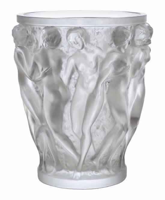 Rene Lalique Vase Bacchantes
