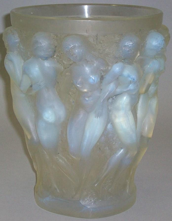 Rene Lalique Vase Bacchantes
