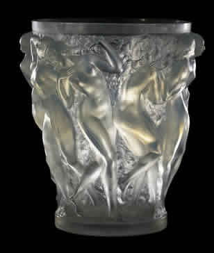 Rene Lalique Vase Bacchantes
