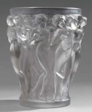 Rene Lalique Vase Bacchantes