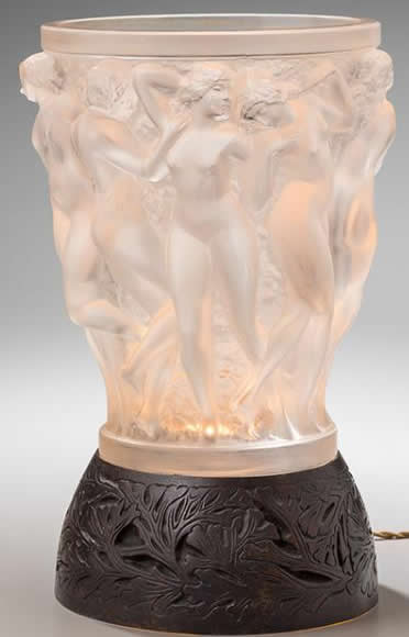 Rene Lalique Vase Bacchantes