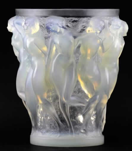 Rene Lalique Vase Bacchantes