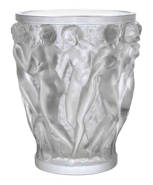 Rene Lalique Vase Bacchantes