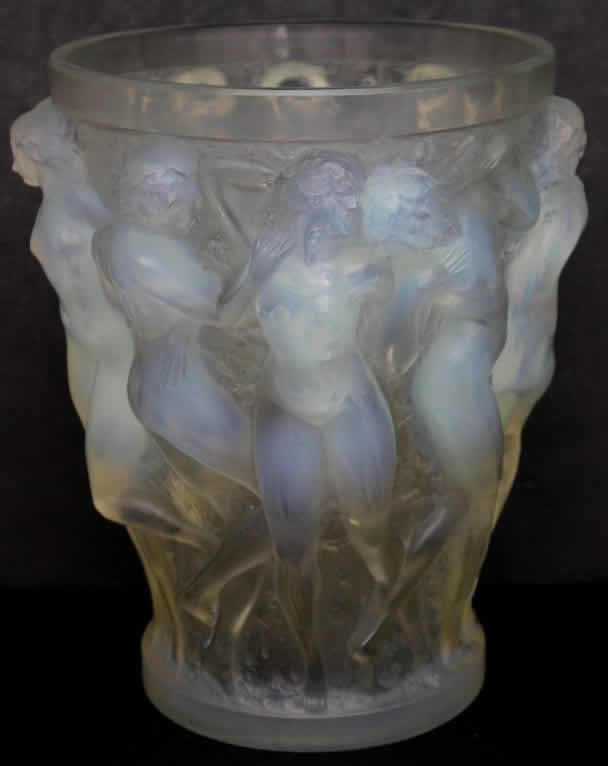 Rene Lalique Vase Bacchantes