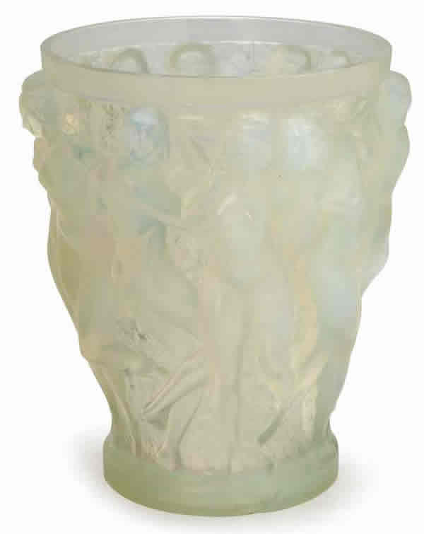 Rene Lalique Vase Bacchantes