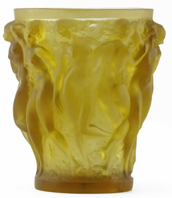 Rene Lalique Vase Bacchantes