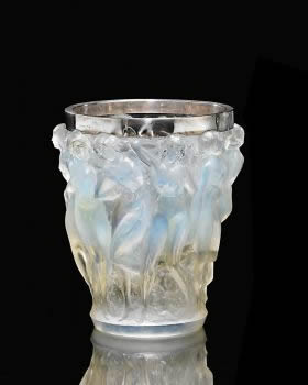 Rene Lalique Vase Bacchantes
