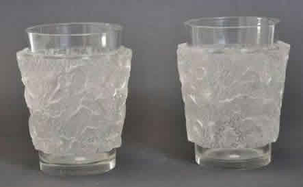 Rene Lalique Vase Bacchus