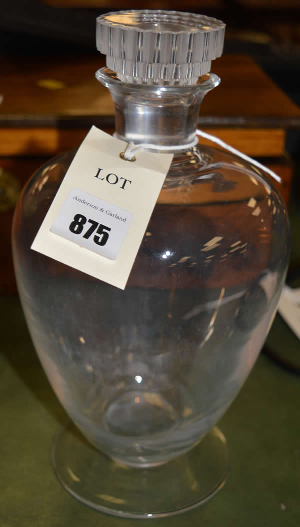 Rene Lalique Decanter Bambou