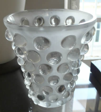 Rene Lalique Vase Bammako