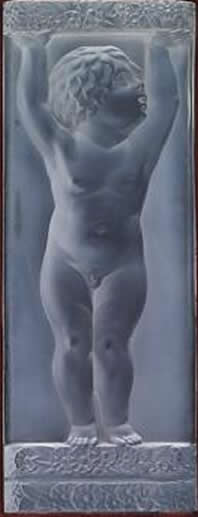 Rene Lalique Bande Fleurs Et Plaquette Amours-B Panel