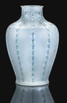 Rene Lalique Bandes De Roses Vase