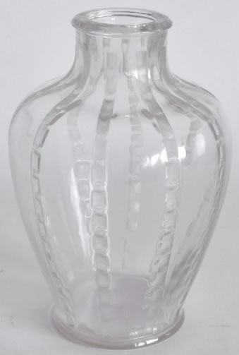 Rene Lalique Vase Bandes De Roses