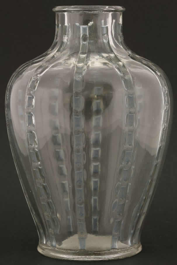 Rene Lalique Vase Bandes De Roses