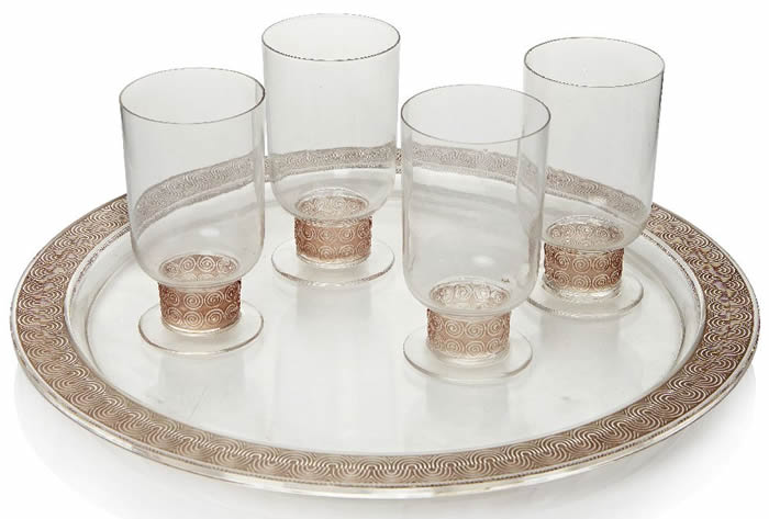 Rene Lalique Tray Bantam