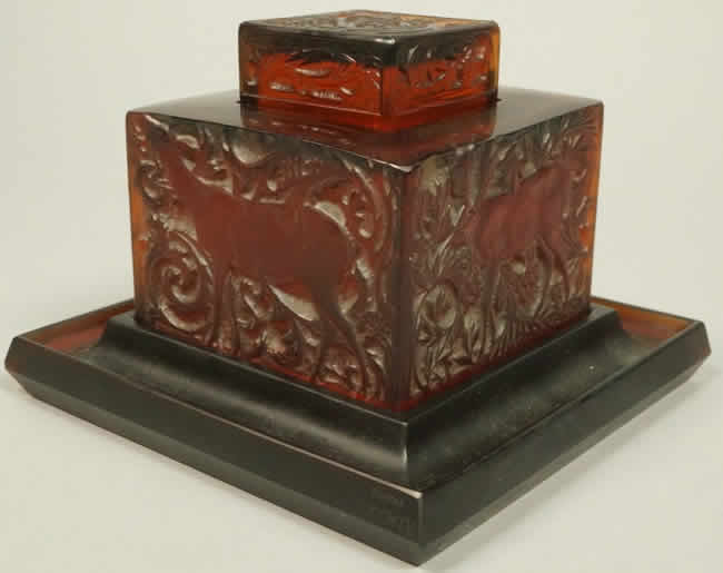 Rene Lalique Encrier Biches
