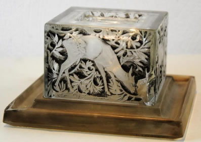 Rene Lalique Inkwell Biches