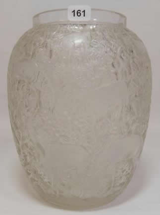 Rene Lalique Vase Biches