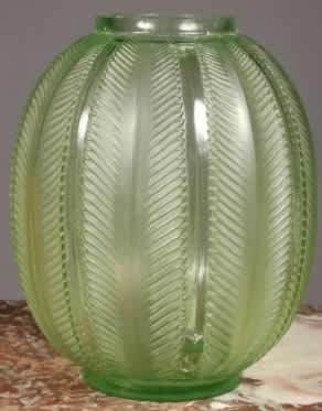 Rene Lalique Vase Biskra