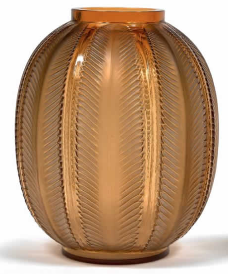 Rene Lalique Vase Biskra