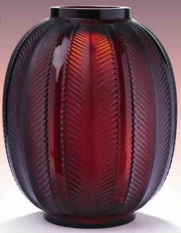 Rene Lalique Vase Biskra