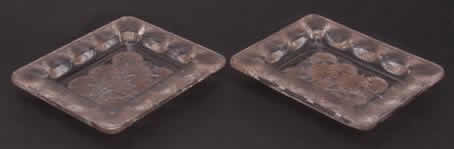 Rene Lalique Ring Dish Bluets