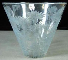 Rene Lalique Vase Bluets