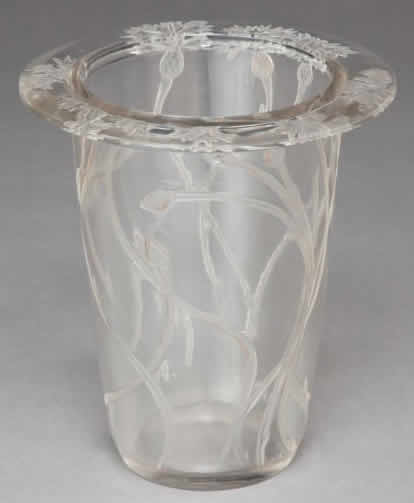 Rene Lalique Vase Bordure Bluets