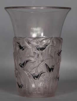 Rene Lalique Vase Borneo
