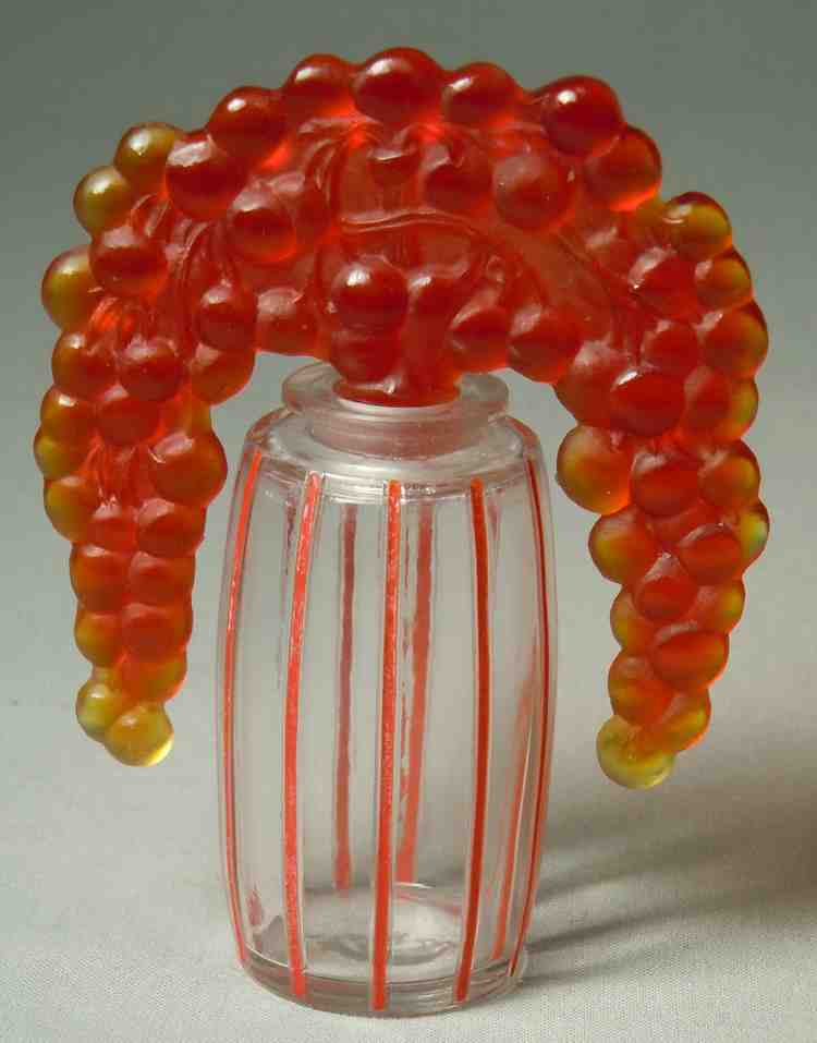 Rene Lalique Perfume Bottle Bouchon Cassis