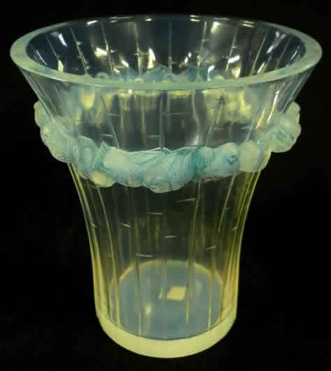 Rene Lalique Vase Boulouris