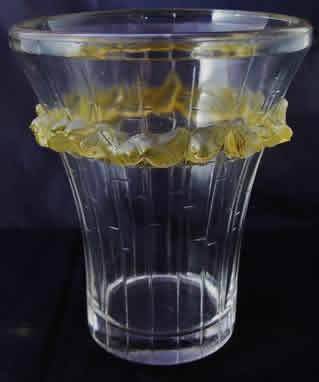 Rene Lalique Vase Boulouris
