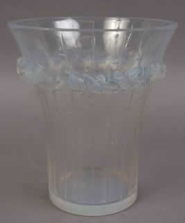 Rene Lalique Vase Boulouris