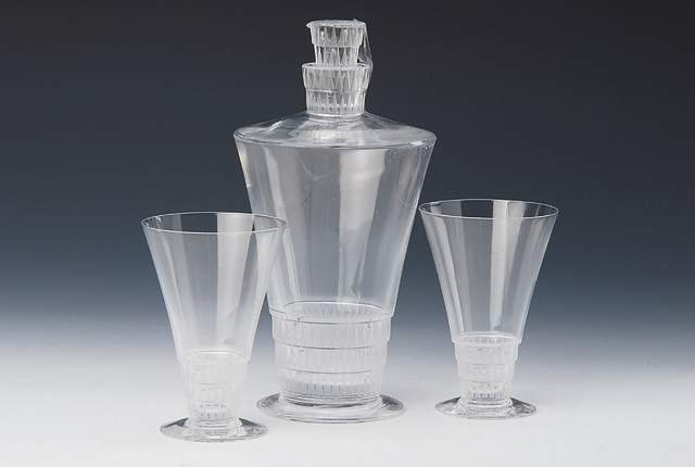 Rene Lalique Decanter Bourgueil