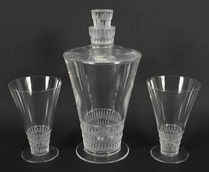 Rene Lalique Carafe Bourgueil