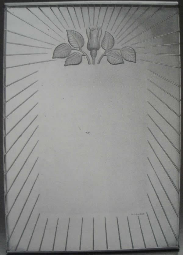 Rene Lalique Bouton De Rose Frame