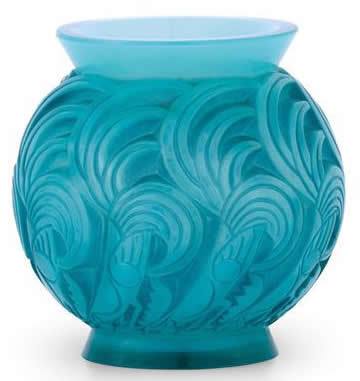 Rene Lalique Vase Bresse