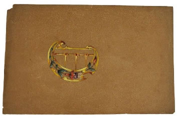 Rene Lalique Floral Buckle Drawing