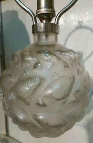 Rene Lalique Lamp Camaret