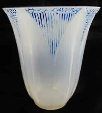 Rene Lalique Opalescent Vase Campanule